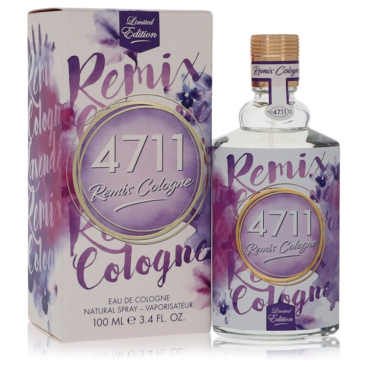 4711 Remix Lavender by 4711Eau De Cologne Spray (Unisex) 3.4 oz47113.4 oz