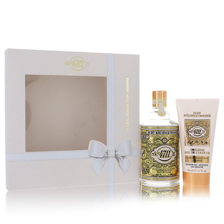 4711 Floral Collection Jasmine by 4711Gift Set (Unisex) -- 3.4 oz Cologne Spray + 1.7 oz Shower Gel4711--