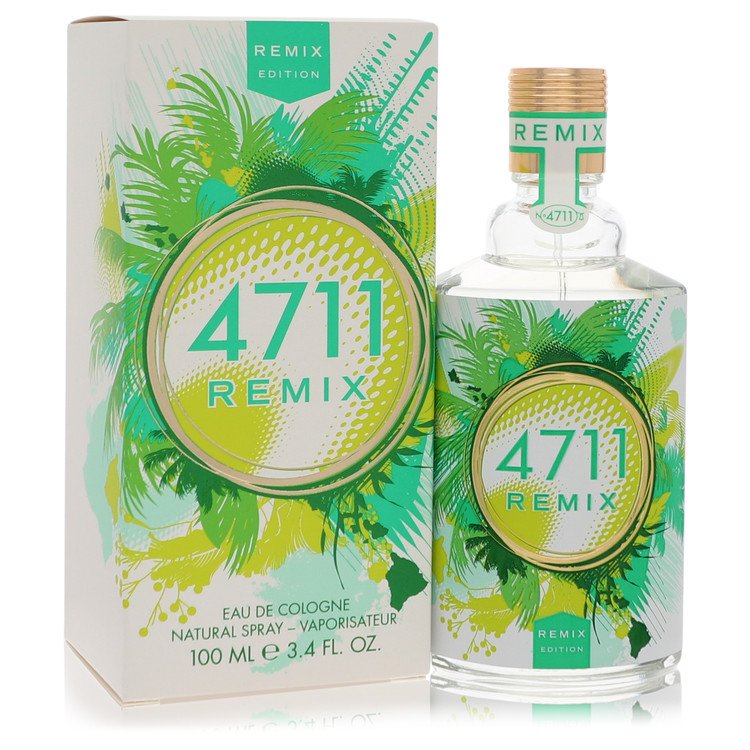 4711 Remix Green Oasis by 4711Eau De Cologne Spray (Unisex) 3.4 oz47113.4 oz