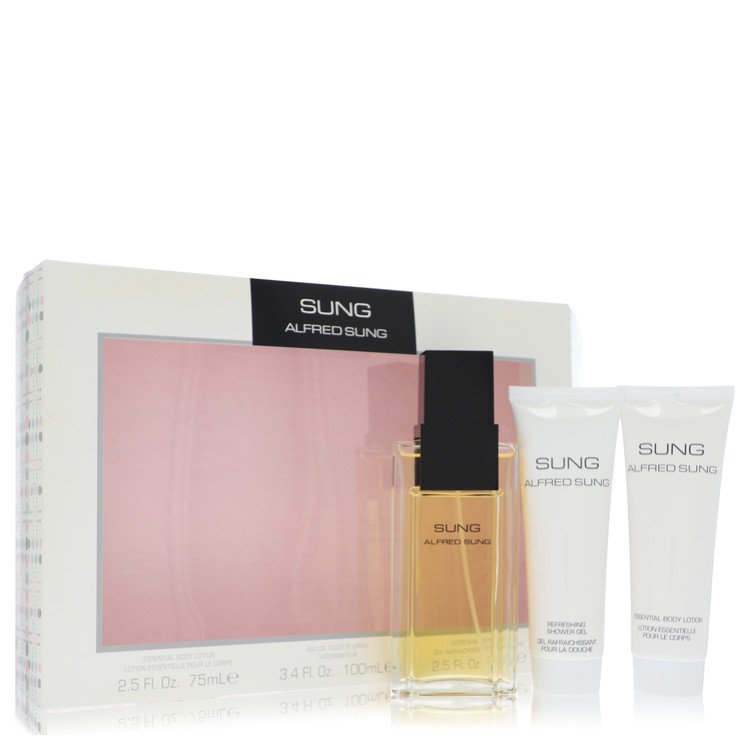 Alfred SUNG by Alfred SungGift Set -- 3.4 oz Eau De Toilette Spray + 2.5 oz Body Lotion + 2.5 oz Shower GelAlfred Sung--