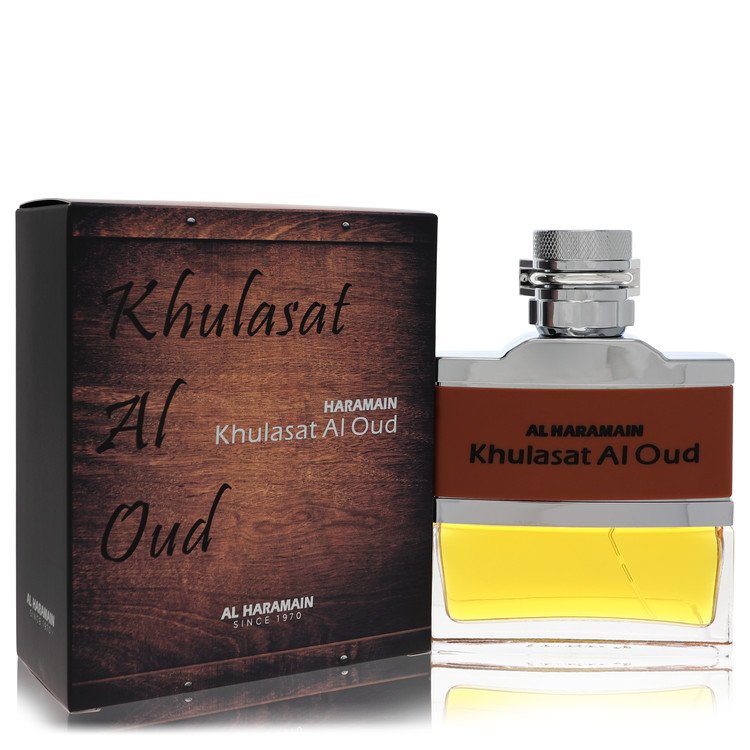 Al Haramain Khulasat Al Oud by Al HaramainEau De Parfum Spray (Unisex) 3.4 ozAl Haramain3.4 oz