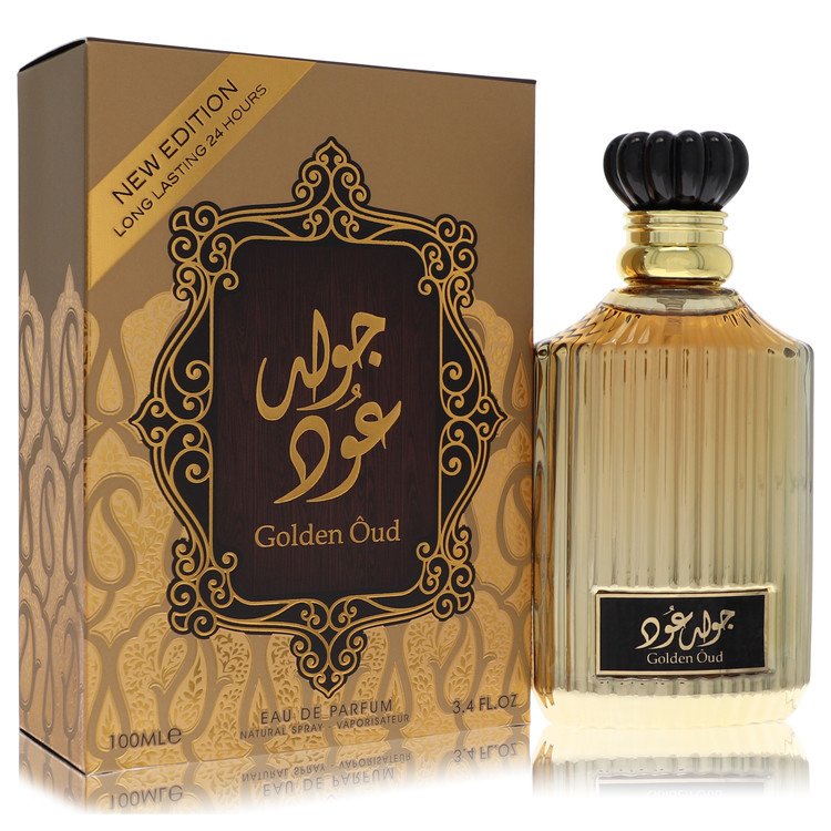 Lattafa Asdaaf Golden Oud by LattafaEau De Parfum Spray (Unisex) 3.4 ozLattafa3.4 oz