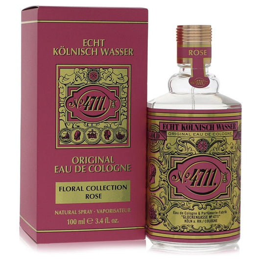 4711 Floral Collection Rose by 4711Eau De Cologne Spray (Unisex) 3.4 oz47113.4 oz