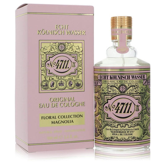 4711 Floral Collection Magnolia by 4711Eau De Cologne Spray (Unisex) 3.4 oz47113.4 oz