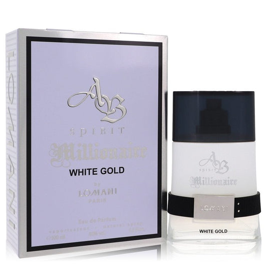 Ab Spirit Millionaire White Gold by LomaniEau De Parfum Spray 3.3 ozLomani3.3 oz