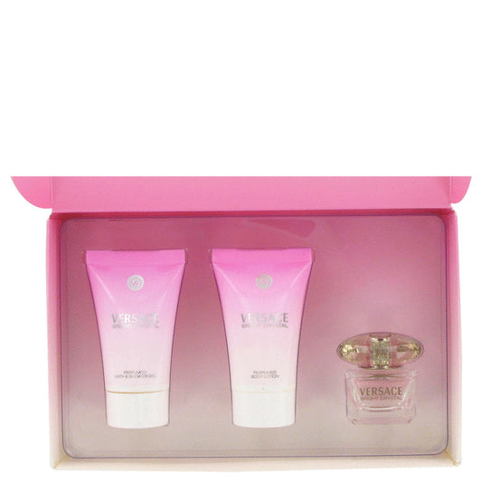 Bright Crystal by VersaceGift Set -- .17 oz Mini EDT + .8 oz Shower Gel + .8 oz Body LotionVersace--