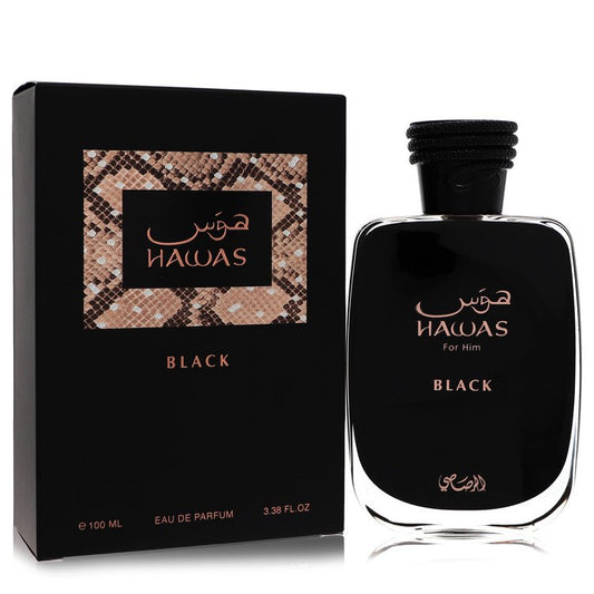 Hawas Black by RasasiEau De Parfum Spray 3.3 ozRasasi3.3 oz