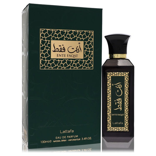 Lattafa Ente Faqat by LattafaEau De Parfum Spray (Unisex) 3.4 ozLattafa3.4 oz