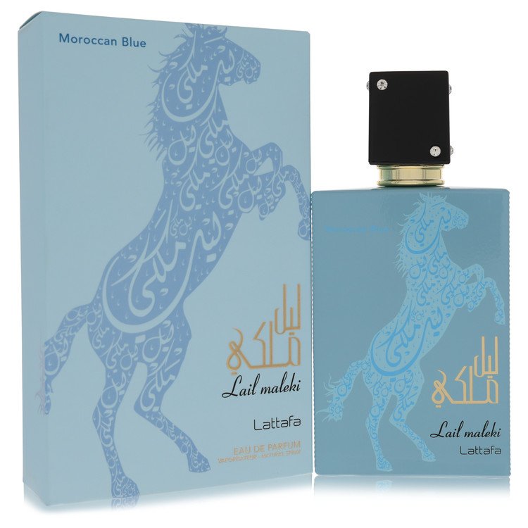 Lattafa Lail Maleki Morrocan Blue by LattafaEau De Parfum Spray (Unisex) 3.4 ozLattafa3.4 oz