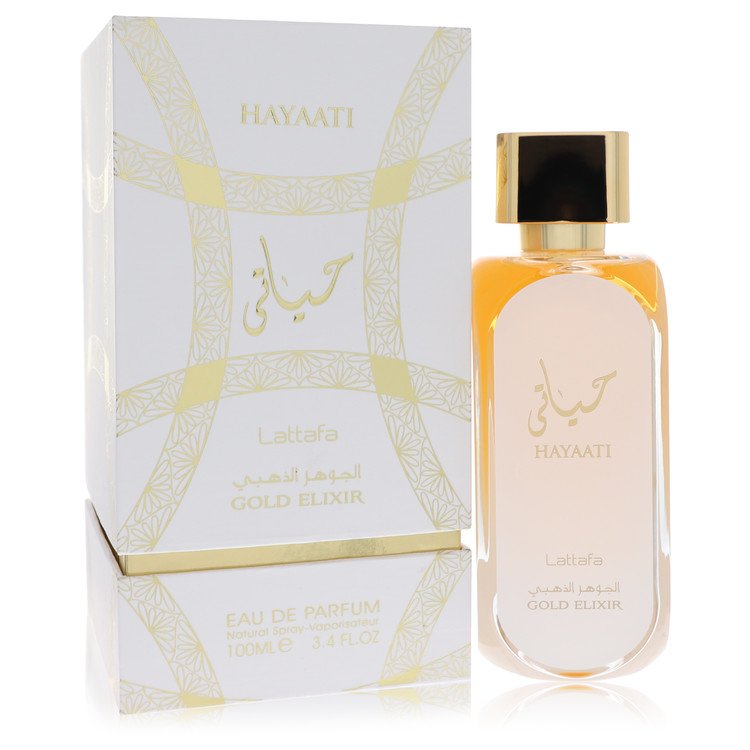 Lattafa Hayaati Gold Elixir by LattafaEau De Parfum Spray (Unisex) 3.4 ozLattafa3.4 oz