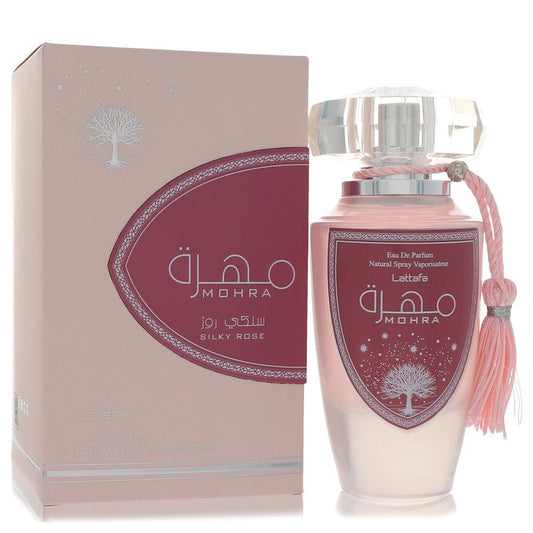 Lattafa Mohra Silky Rose by LattafaEau De Parfum Spray 3.4 ozLattafa3.4 oz