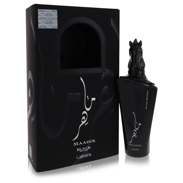Maahir Black Edition by LattafaEau De Parfum Spray (Unisex) 3.4 ozLattafa3.4 oz