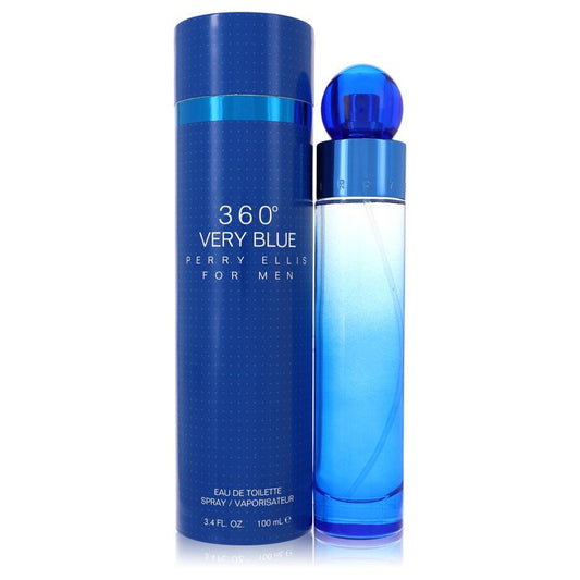 Perry Ellis 360 Very Blue by Perry EllisEau De Toilette Spray 3.4 ozPerry Ellis3.4 oz