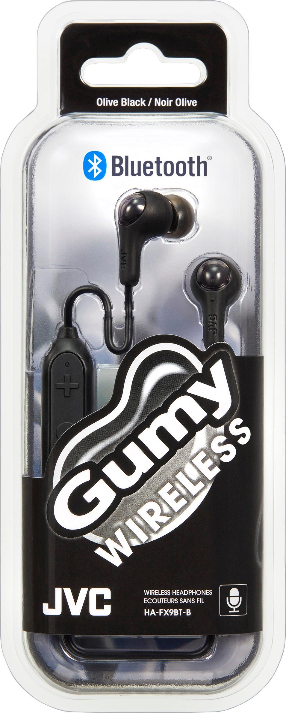 JVC - HA FX9BT Gumy Fone de Ouvido Wireless (iOS) - Preto - HA-FX9BTB